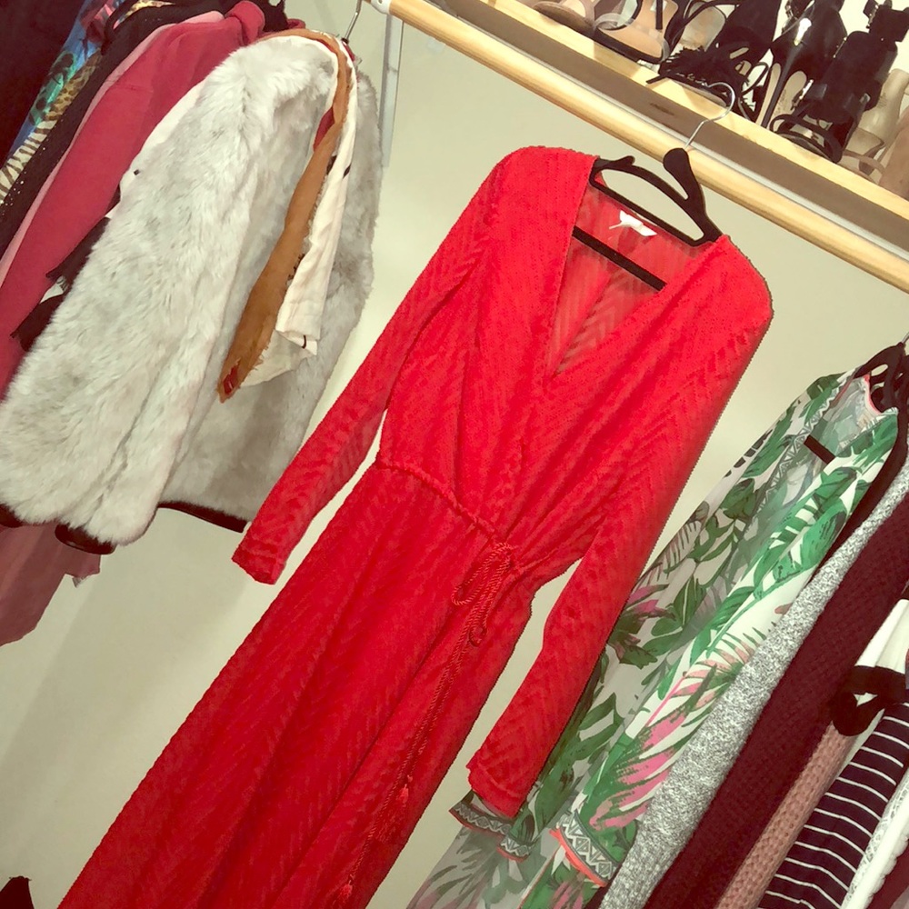 Red Maxi Dress